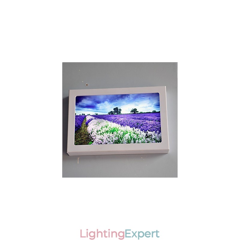 Integrated Modern Contemporary Modern Comtemporary Painting Feature for Ambient Light Wall Sconces