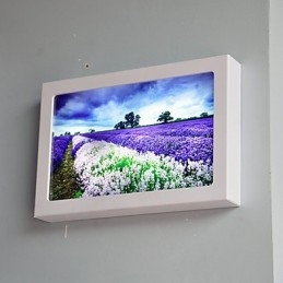 Integrated Modern Contemporary Modern Comtemporary Painting Feature for Ambient Light Wall Sconces