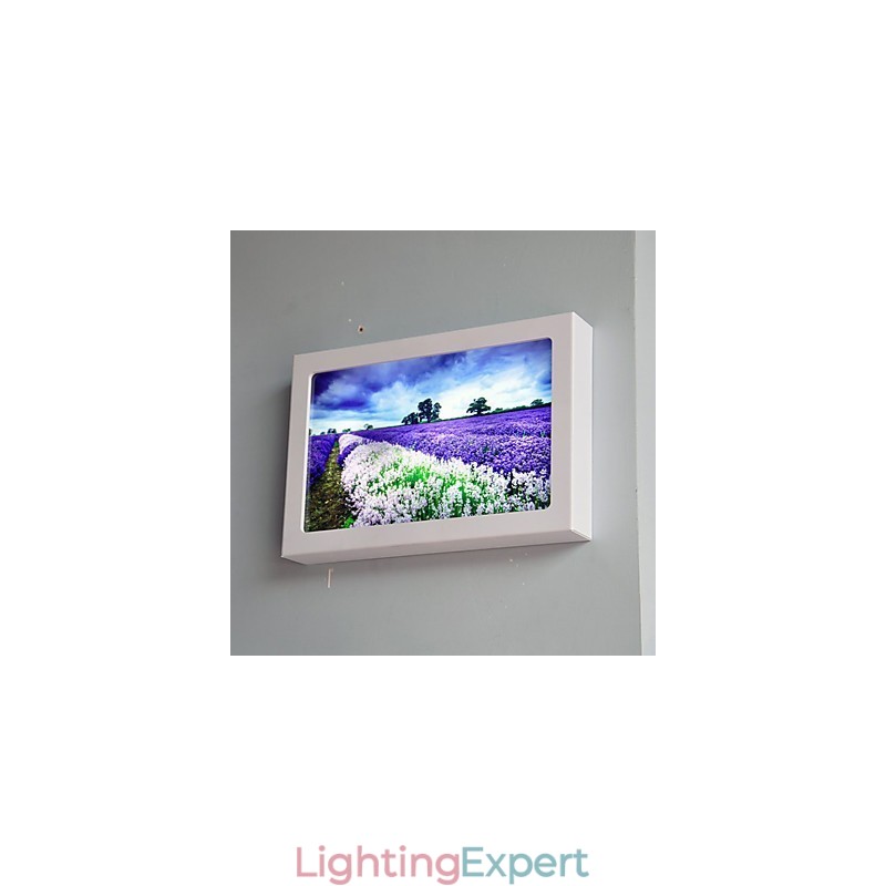 Integrated Modern Contemporary Modern Comtemporary Painting Feature for Ambient Light Wall Sconces