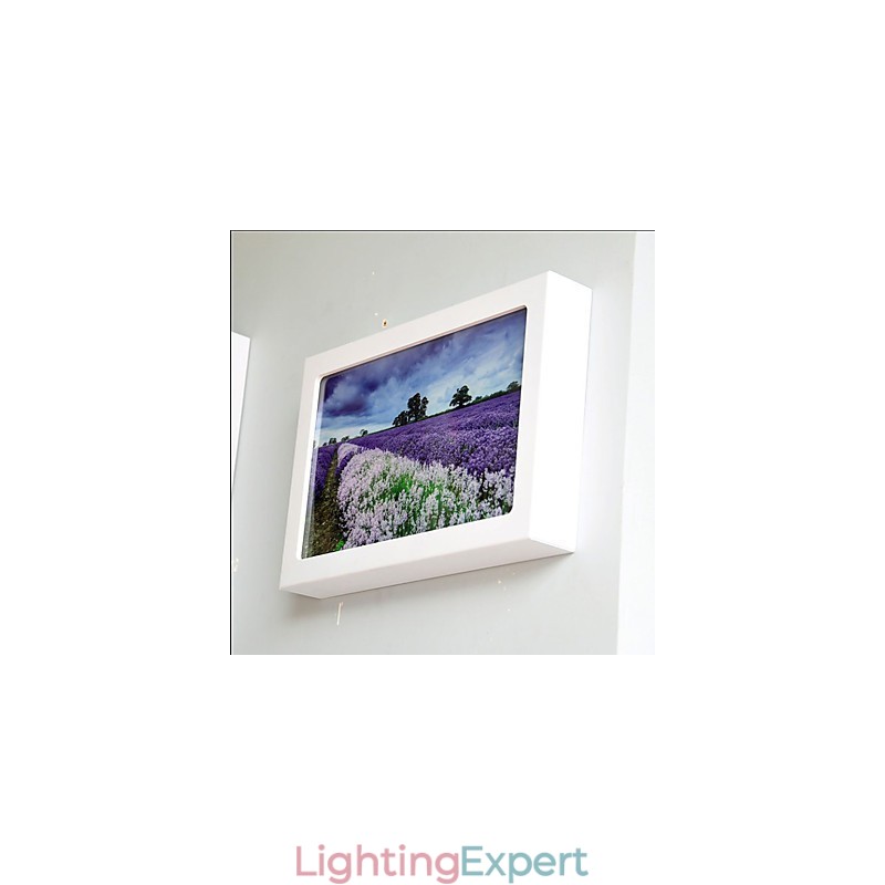 Integrated Modern Contemporary Modern Comtemporary Painting Feature for Ambient Light Wall Sconces