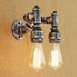 Country Retro Painting Feature for Swing Arm Ambient Light Wall Sconces Wall Light