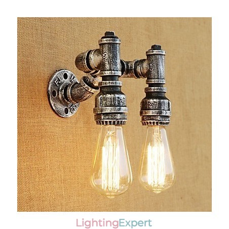 Country Retro Painting Feature for Swing Arm Ambient Light Wall Sconces Wall Light