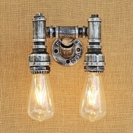 Country Retro Painting Feature for Swing Arm Ambient Light Wall Sconces Wall Light
