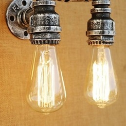 Country Retro Painting Feature for Swing Arm Ambient Light Wall Sconces Wall Light