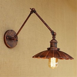 Rustic Lodge Country Retro Painting Feature for Mini Style Swing Arm Ambient Light Swing