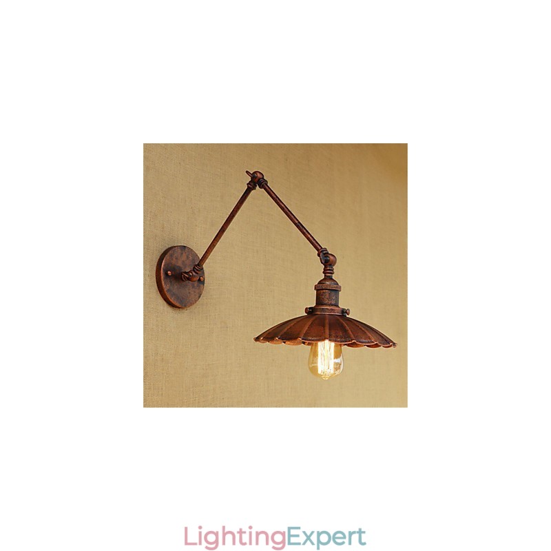 Rustic Lodge Country Retro Painting Feature for Mini Style Swing Arm Ambient Light Swing
