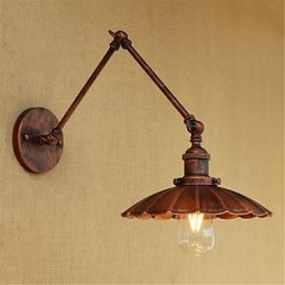 Rustic Lodge Country Retro Painting Feature for Mini Style Swing Arm Ambient Light Swing