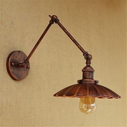 Rustic Lodge Country Retro Painting Feature for Mini Style Swing Arm Ambient Light Swing