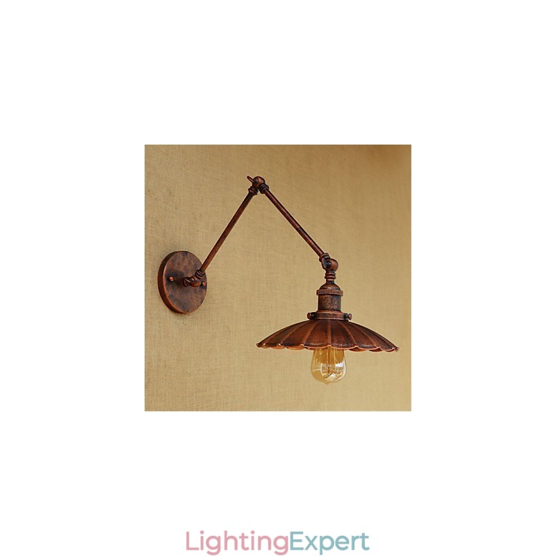 Rustic Lodge Country Retro Painting Feature for Mini Style Swing Arm Ambient Light Swing