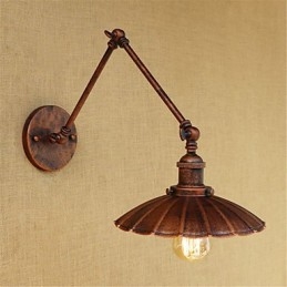 Rustic Lodge Country Retro Painting Feature for Mini Style Swing Arm Ambient Light Swing