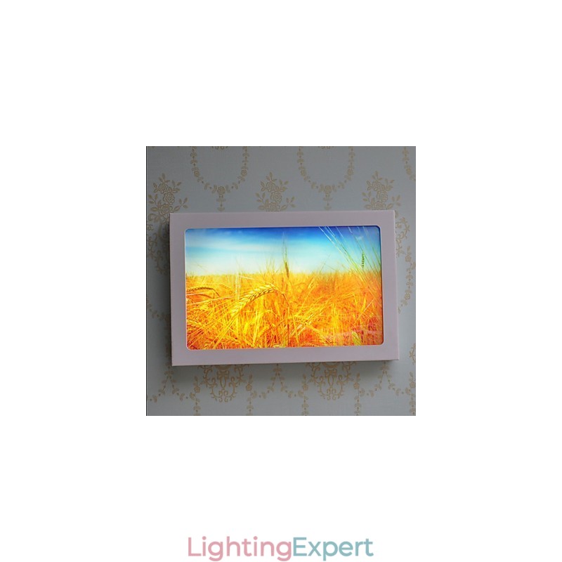Integrated Modern Contemporary Modern Comtemporary Painting Feature for Ambient Light Wall Sconces