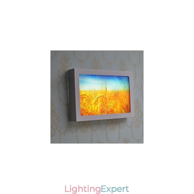 Integrated Modern Contemporary Modern Comtemporary Painting Feature for Ambient Light Wall Sconces