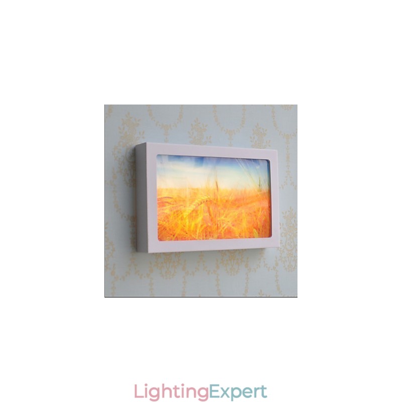 Integrated Modern Contemporary Modern Comtemporary Painting Feature for Ambient Light Wall Sconces