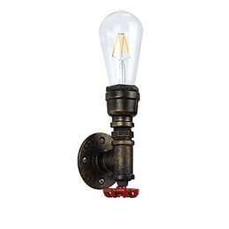 Rustic Lodge Traditional Classic Antique Brass Feature for Ambient Light Wall Sconces Wall Light