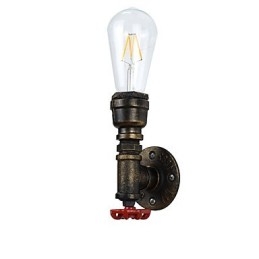 Rustic Lodge Traditional Classic Antique Brass Feature for Ambient Light Wall Sconces Wall Light