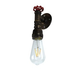 Rustic Lodge Traditional Classic Antique Brass Feature for Ambient Light Wall Sconces Wall Light