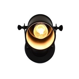 Painted Steel Wall Lamp Dumb Black American Coffee Decoration Retro Wall Light Lightsaber Lamp On Wall