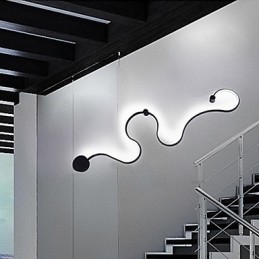 Wall Sconces Modern Contemporary Painting Feature Aluminium Wall Light for Bed Room Stair Living Room Lamp