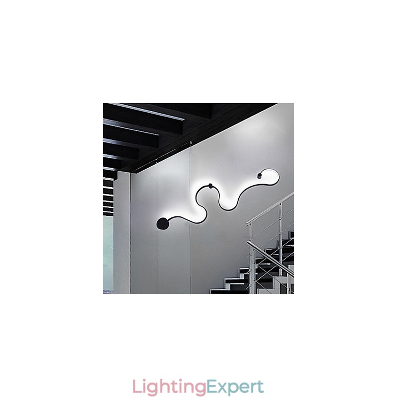 Wall Sconces Modern Contemporary Painting Feature Aluminium Wall Light for Bed Room Stair Living Room Lamp