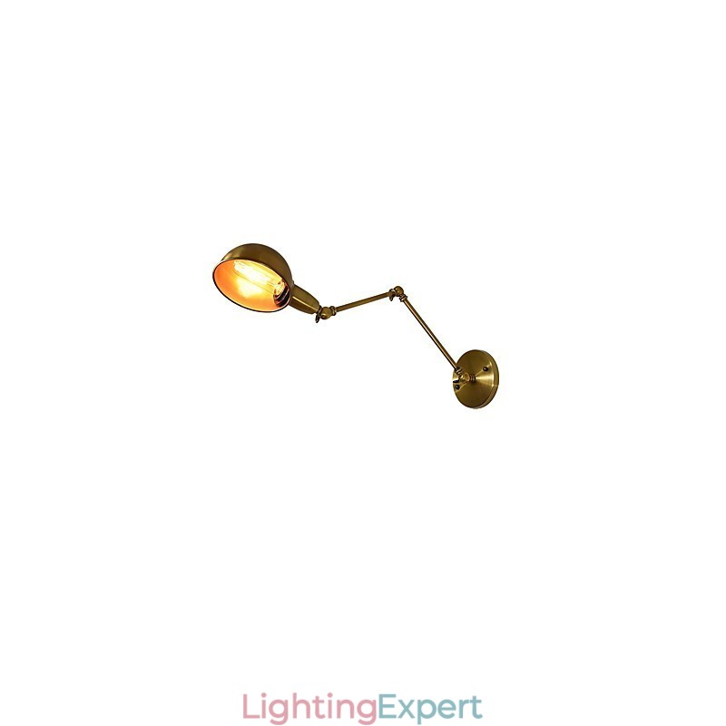 Rustic Lodge Traditional Classic Antique Brass Feature for Downlight Wall Lights Wall Light