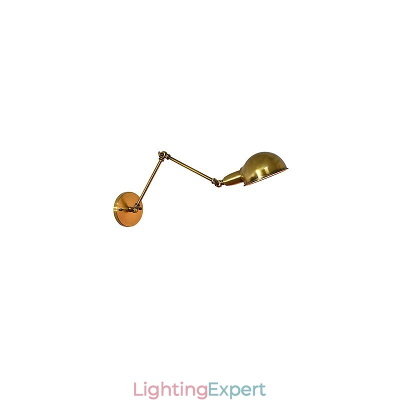 Rustic Lodge Traditional Classic Antique Brass Feature for Downlight Wall Lights Wall Light