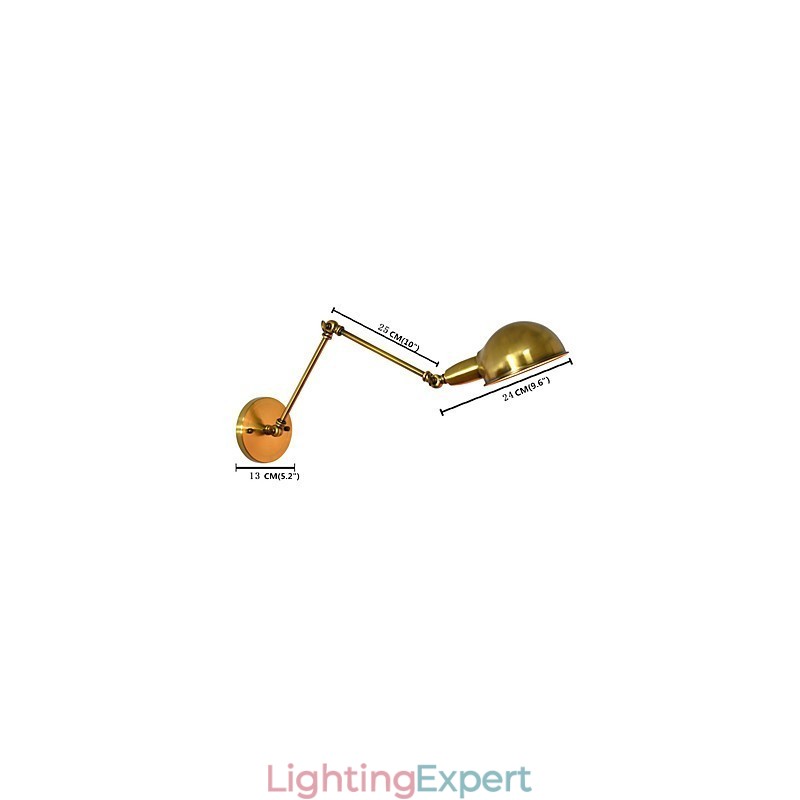 Rustic Lodge Traditional Classic Antique Brass Feature for Downlight Wall Lights Wall Light