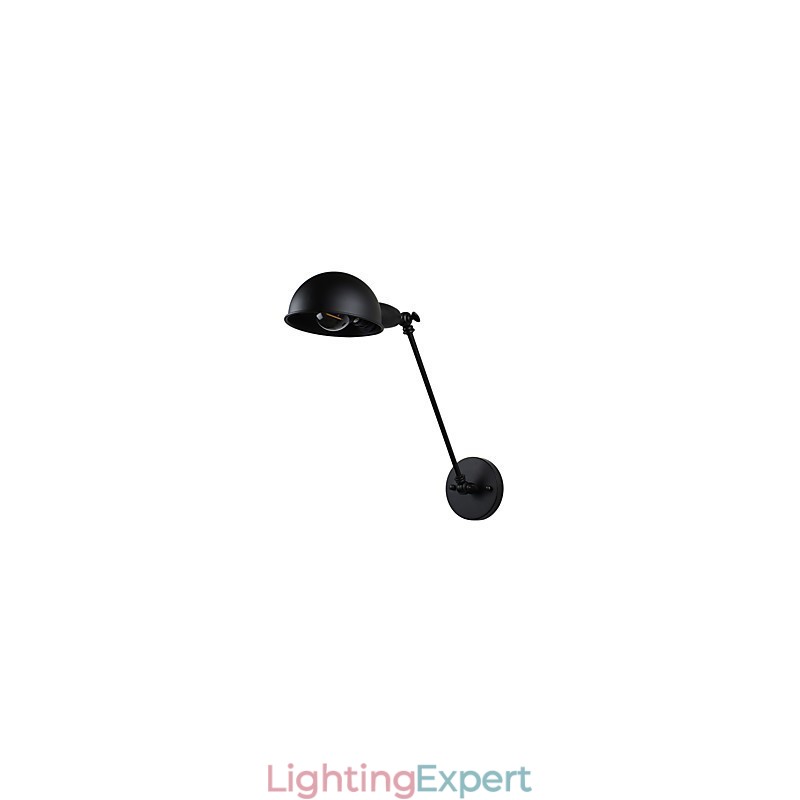 Painted Steel Wall Lamp Dumb Black American Coffee Decoration Retro Wall Light Lightsaber Lamp On Wall