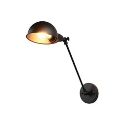 Painted Steel Wall Lamp Dumb Black American Coffee Decoration Retro Wall Light Lightsaber Lamp On Wall