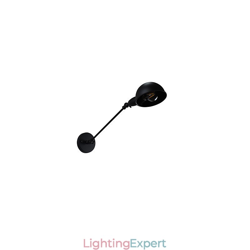 Painted Steel Wall Lamp Dumb Black American Coffee Decoration Retro Wall Light Lightsaber Lamp On Wall