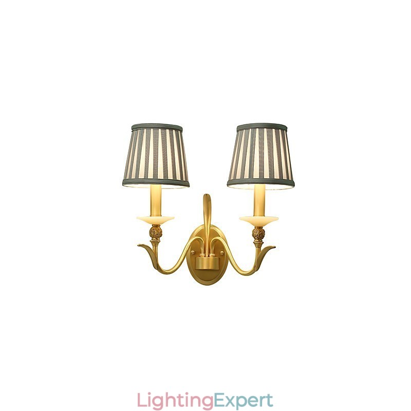 Simple Country Traditional Classic Brass Feature for Mini Style Uplight Wall Sconces Wall Light