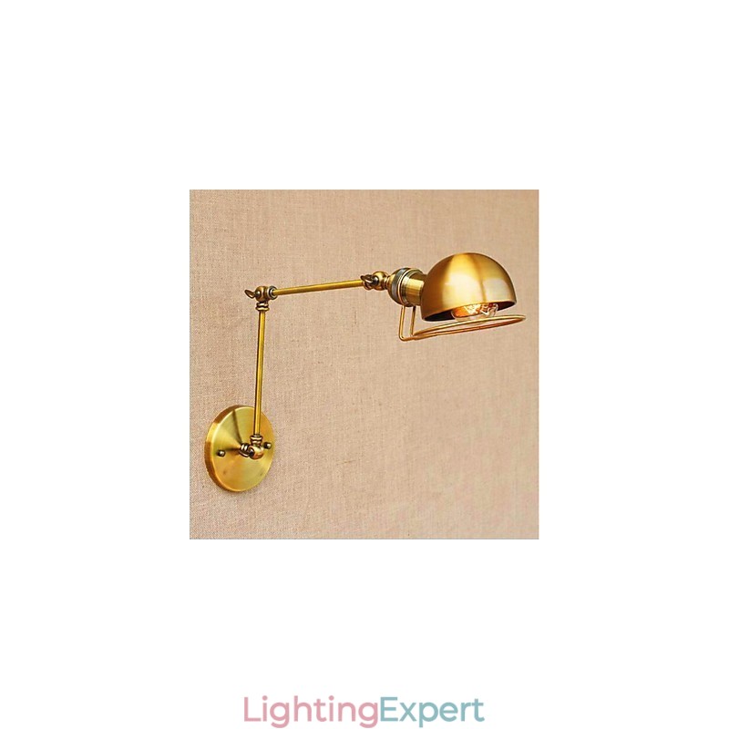 Vintage Country Painting Feature for Mini Style Swing Arm Eye Protection Ambient Light Swing Arm LightsWall