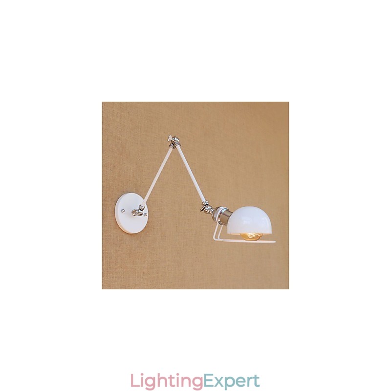 Vintage Country Painting Feature for Mini Style Swing Arm Eye Protection Ambient Light Swing Arm LightsWall