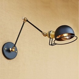 Vintage Country Painting Feature for Mini Style Swing Arm Eye Protection Ambient Light Swing Arm LightsWall