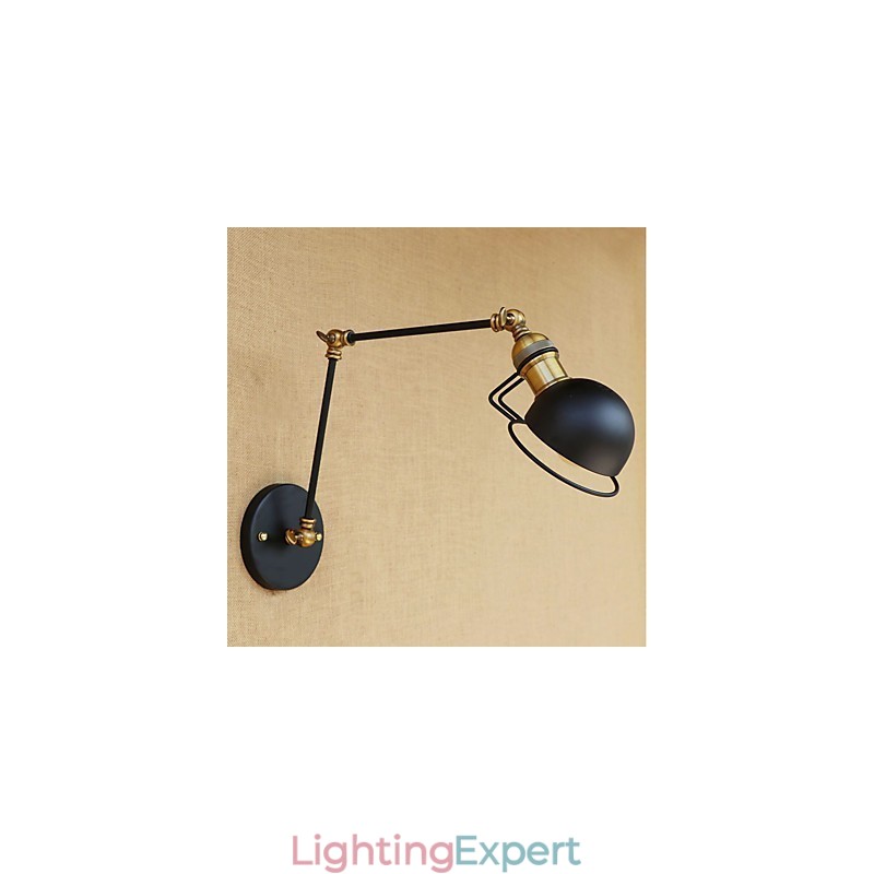 Vintage Country Painting Feature for Mini Style Swing Arm Eye Protection Ambient Light Swing Arm LightsWall