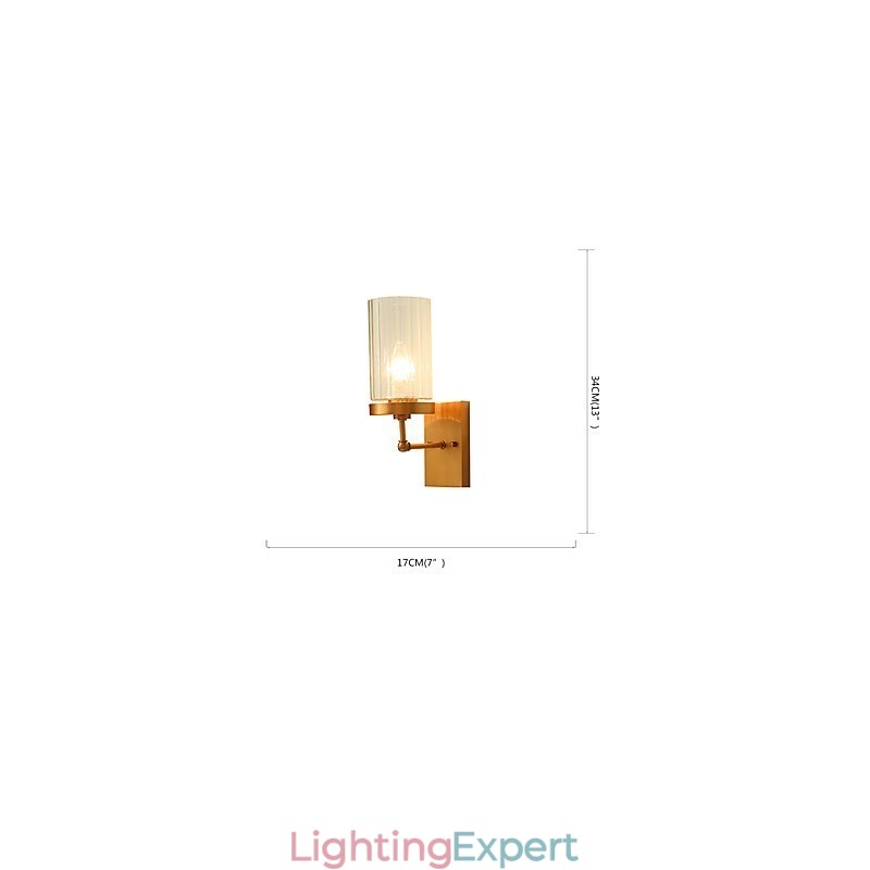 Traditional Classic Country Brass Feature for Mini Style Uplight Wall Sconces Wall Light