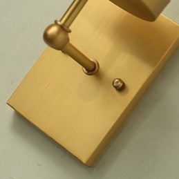 Traditional Classic Country Brass Feature for Mini Style Uplight Wall Sconces Wall Light