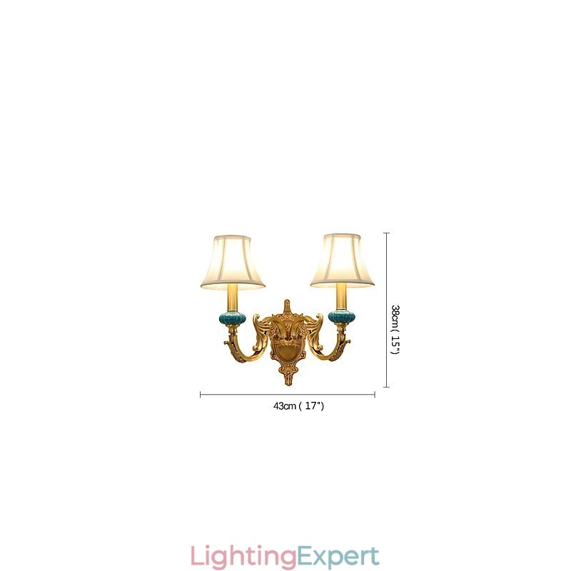 Simple Country Traditional Classic Brass Feature for Mini Style Uplight Wall Sconces Wall Light