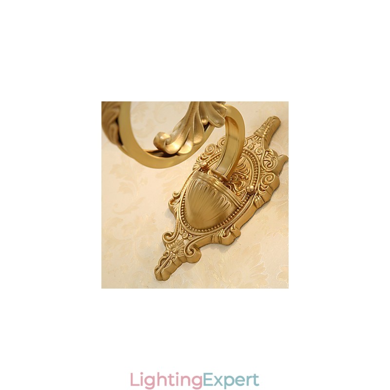 Simple Country Traditional Classic Brass Feature for Mini Style Uplight Wall Sconces Wall Light