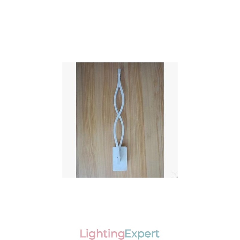 Modern Simple l Creative Bedroom Corridor Living Room TV Background Aluminum Wave Wall Lamp Mirror Headlights