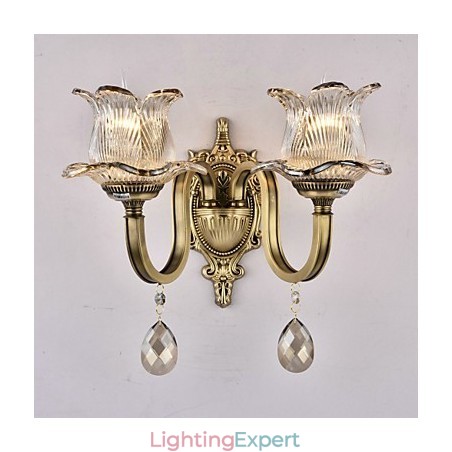 Rustic Lodge Brass Feature for Mini Style Uplight Wall Sconces Wall Light