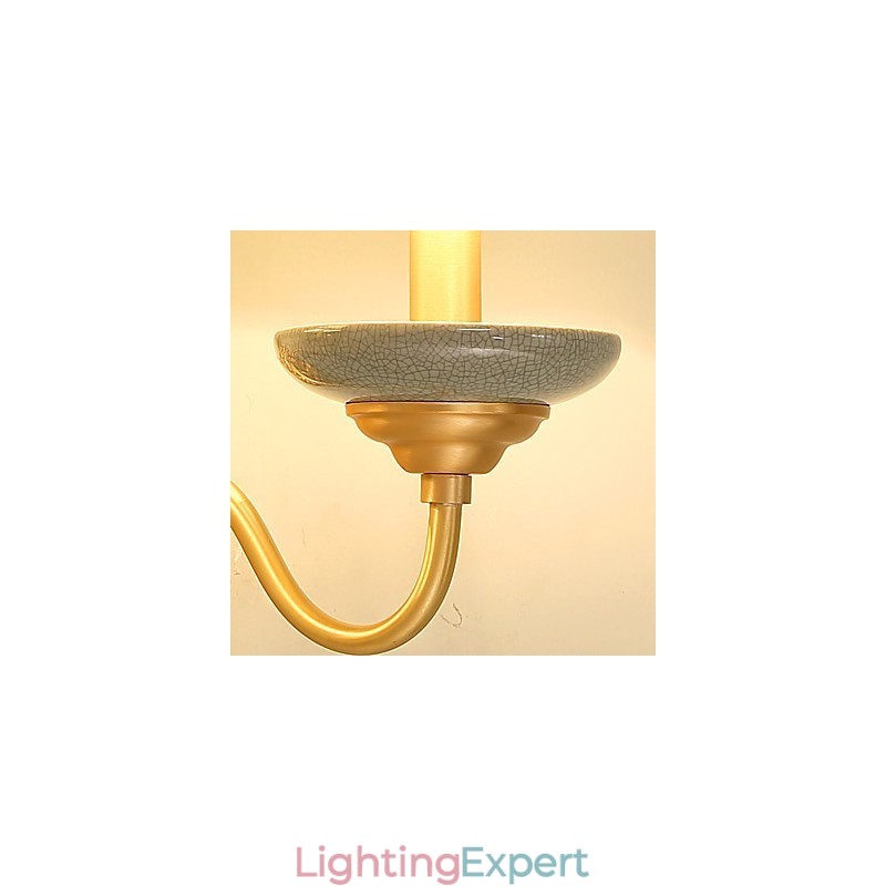 Simple Country Traditional Classic Brass Feature for Mini Style Uplight Wall Sconces Wall Light