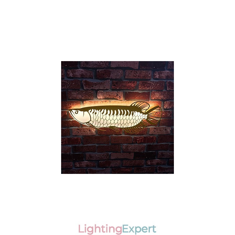 Modern Wall Lights Fish Shape Simplicity Style Acrylic Lighting Living Room Hallway Bedroom Hotel Rooms Decoration lighting