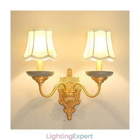 Simple Country Traditional Classic Brass Feature for Mini Style Uplight Wall Sconces Wall Light Pu