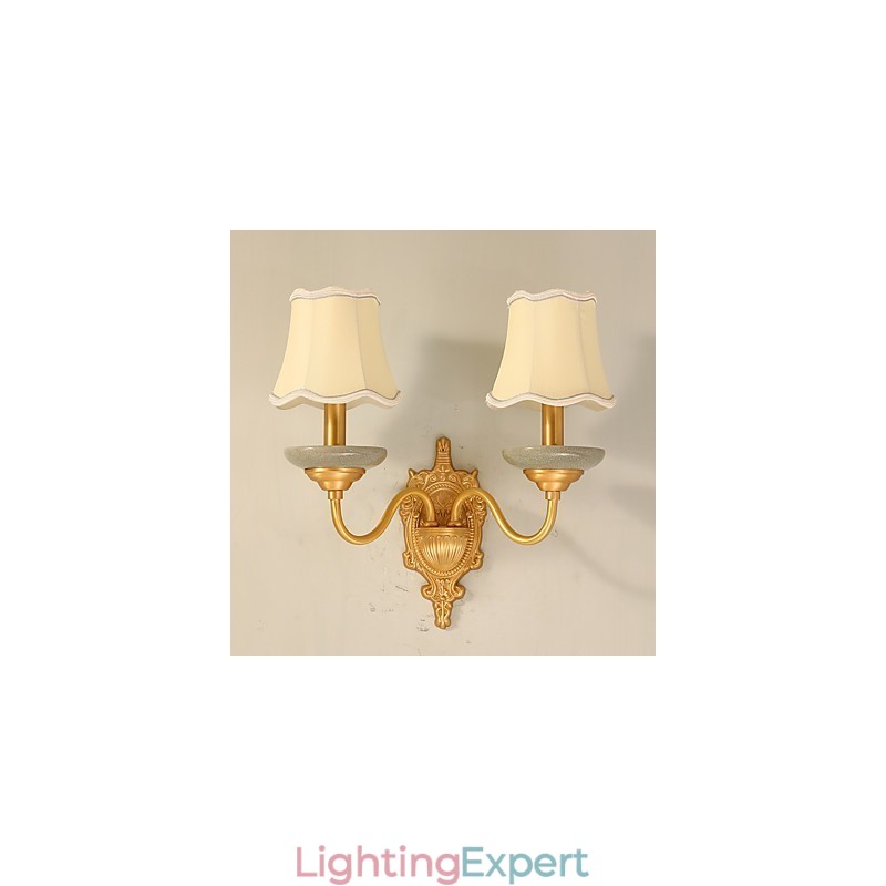 Simple Country Traditional Classic Brass Feature for Mini Style Uplight Wall Sconces Wall Light Pu
