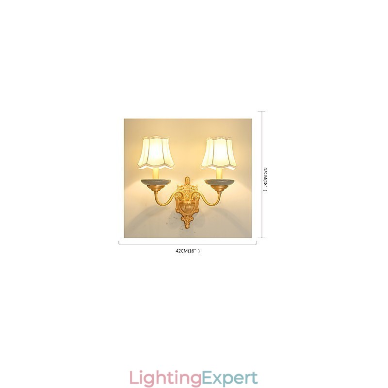 Simple Country Traditional Classic Brass Feature for Mini Style Uplight Wall Sconces Wall Light Pu