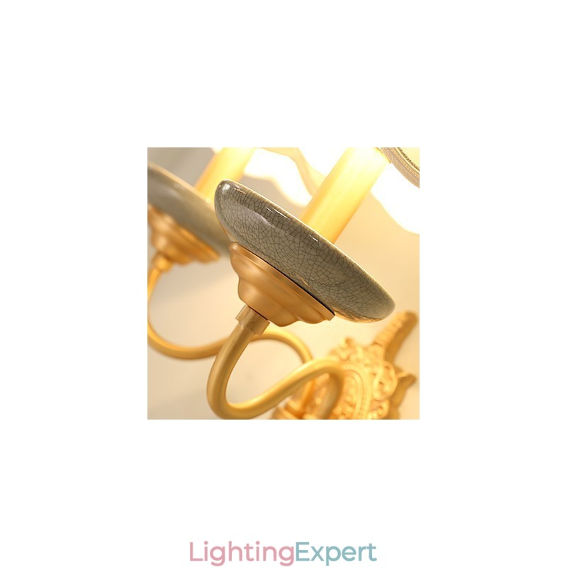 Simple Country Traditional Classic Brass Feature for Mini Style Uplight Wall Sconces Wall Light Pu