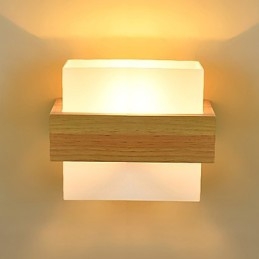 Novelty Country Feature for Mini Style Eye Protection Ambient Light Sconces Bedside Night Light Creative Balcony Wall Lamp