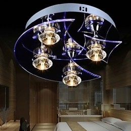 Chandelier Modern Crystal Living 4 Lights