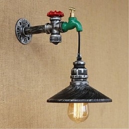 Rustic Lodge Painting Feature for Ambient Light Wall Sconces Wall Light