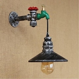 Rustic Lodge Painting Feature for Ambient Light Wall Sconces Wall Light
